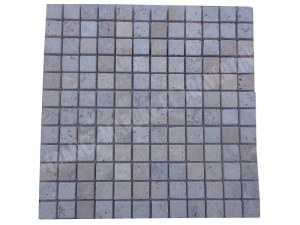 Travertin Scabos Mosaïque 2,3x2,3 cm