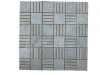 Travertin Silver - Beige Mosaïque Modèle Paris