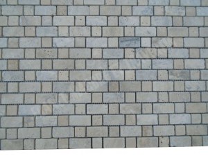 Travertin Silver - Beige Mosaïque Modèle Bordeaux 2