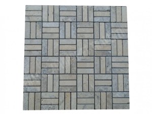 Travertin Silver - Beige Mosaïque Modèle Lyon