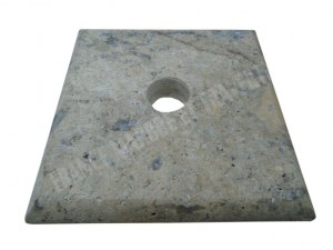 Travertin Silver Chapeau Pilier 20,3x20,3 cm