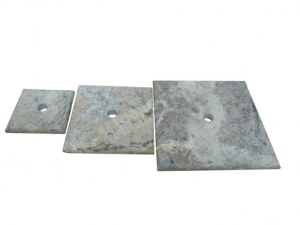 Travertin Silver Chapeau Pilier 3 Format