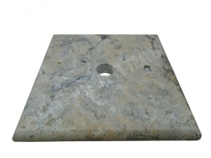Travertin Silver Chapeau Pilier 30,5x30,5 cm