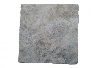 Travertin Silver Chapeau Pilier 60x60 cm Eclate