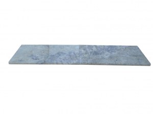 Travertin Silver Couvertine Goutte d'eau 30,5x61 cm