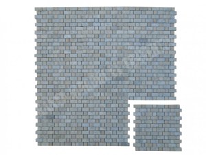 Travertin Silver - Jaune Mosaïque Modèle Bordeaux 2