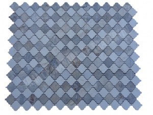 Travertin Silver - Limra Arabesque & Motif Mosaïque 31x26 cm Modèle : Laterne Jet d'eau...