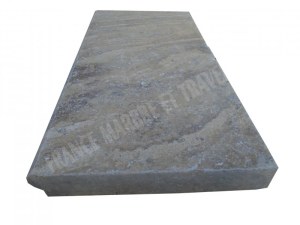 Travertin Silver Margelle de Piscine Bord Ogee 30,5x61 cm