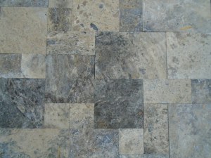 Travertin Silver Mini Opus Romain