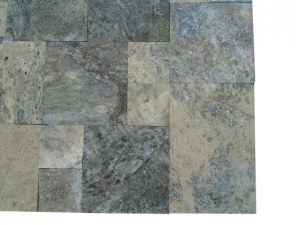 Travertin Silver Mini Opus Romain