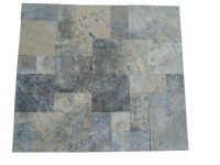 Travertin Silver Mini Opus Romain