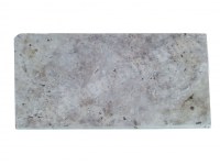 Travertin Silver Nez de Marche Arrondi 20,3x40,6 cm