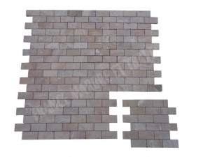 Travertin Valencia Scabas Mosaique 4,8x10 cm