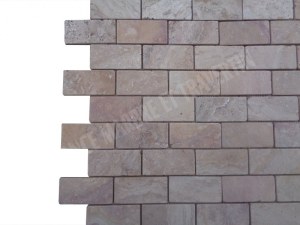 Travertin Valencia Scabas Mosaique 4,8x10 cm