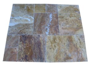 Travertin Valencia Jaune Scabas Opus Romain