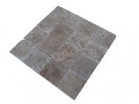 Travertin Walnut Noisette 20x20x2cm 1er Choix