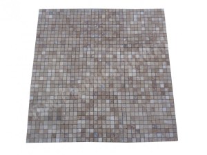 Travertin Walnut Mosaïque 2,3x2,3 cm