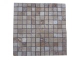 Travertin Walnut Mosaïque 2,3x2,3 cm