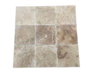 Travertin Walnut Noisette 30x30x1.5cm 1er Choix