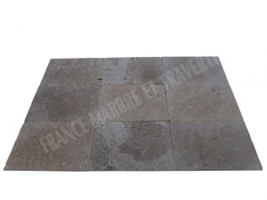 Carrelage travertin walnut noisette 40x60x2 cm 1er choix