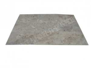 Carrelage travertin walnut noisette 40x60x1,2 cm commercial