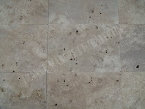 Carrelage travertin walnut noisette 40x60x1,2 cm commercial