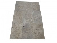 Carrelage travertin walnut noisette 40x60x1,2 cm commercial