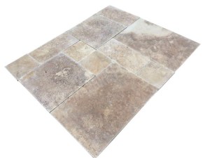 Travertin Walnut Noisette Big Opus Romain