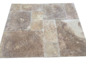 Travertin Walnut Noisette Big Opus Romain