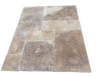 Travertin Walnut Noisette 3cm Big Opus Romain 1er Choix