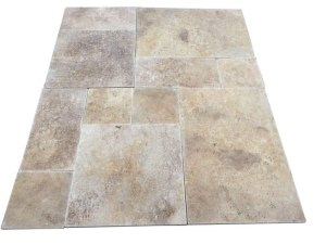 Travertin Walnut Noisette Big Opus Romain