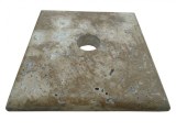Travertin Walnut Chapeau Pilier 20,3x20,3 cm