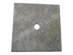 Travertin Walnut Chapeau Pilier 30,5x30,5 cm