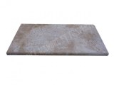 Travertin Walnut Margelle de Piscine Bord Arrondi 30,5x61 cm