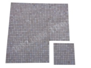 Travertin Walnut Mosaïque 2,3x2,3 cm