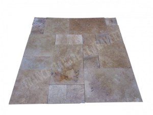 Travertin Walnut Noisette 2cm Opus Romain 1er Choix