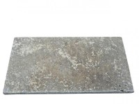 Travertin Walnut Margelle de Piscine Bord Arrondi 30,5x61 cm