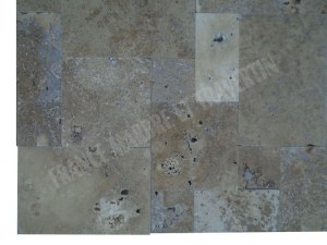 Travertin Walnut Noisette Mini Opus Romain