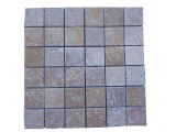 Travertin Walnut Mosaïque 4,8x4,8 cm