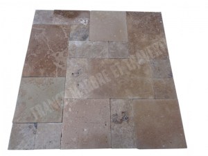 Travertin Walnut Noisette 3cm Opus Romain Rustique