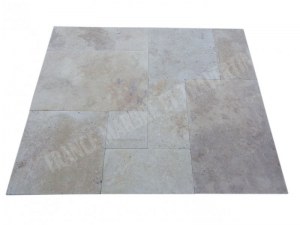 Travertin Classique Beige 2cm Big Opus Romain 1er Choix