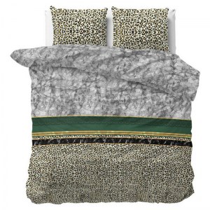 "Trendy Marble" Set 2/3 pcs Parure de Lit Coton Mélangé Housse de Couette+Taie d'Oreiller