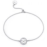 BRACELET MISS SWAN RHODIUM ET CRISTAL SWAROVSKI