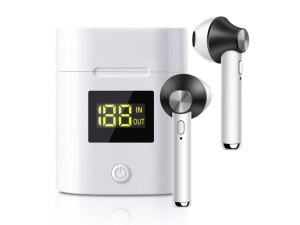 Écouteurs TWS Bluetooth 5.0 avec Étui de Recharge LED - Autonomie 3h, Navigation Playli...