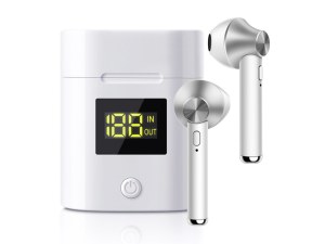 Écouteurs TWS Bluetooth 5.0 avec Étui de Recharge LED - Autonomie 3h, Navigation Playli...