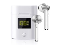 Écouteurs TWS Bluetooth 5.0 avec Étui de Recharge LED - Autonomie 3h, Navigation Playli...