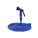 Tuyau d'arrosage extensible 45m-Bleu et vert avec pistolet 7 jets