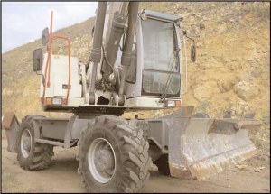 PELLE A PNEUS TEREX TW190