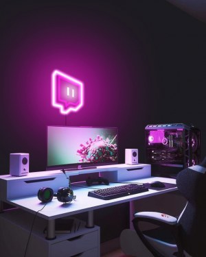 Deco Neon led Twitch pour streamer