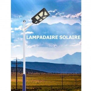 Lampadaire solaire extérieur de rue / parking - Série POWER ULTRA - Rendu 200 Watts -...